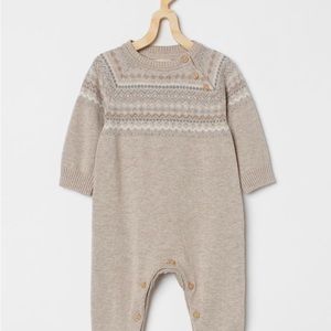 Knit Fair Isle style organic pajamas by H&M